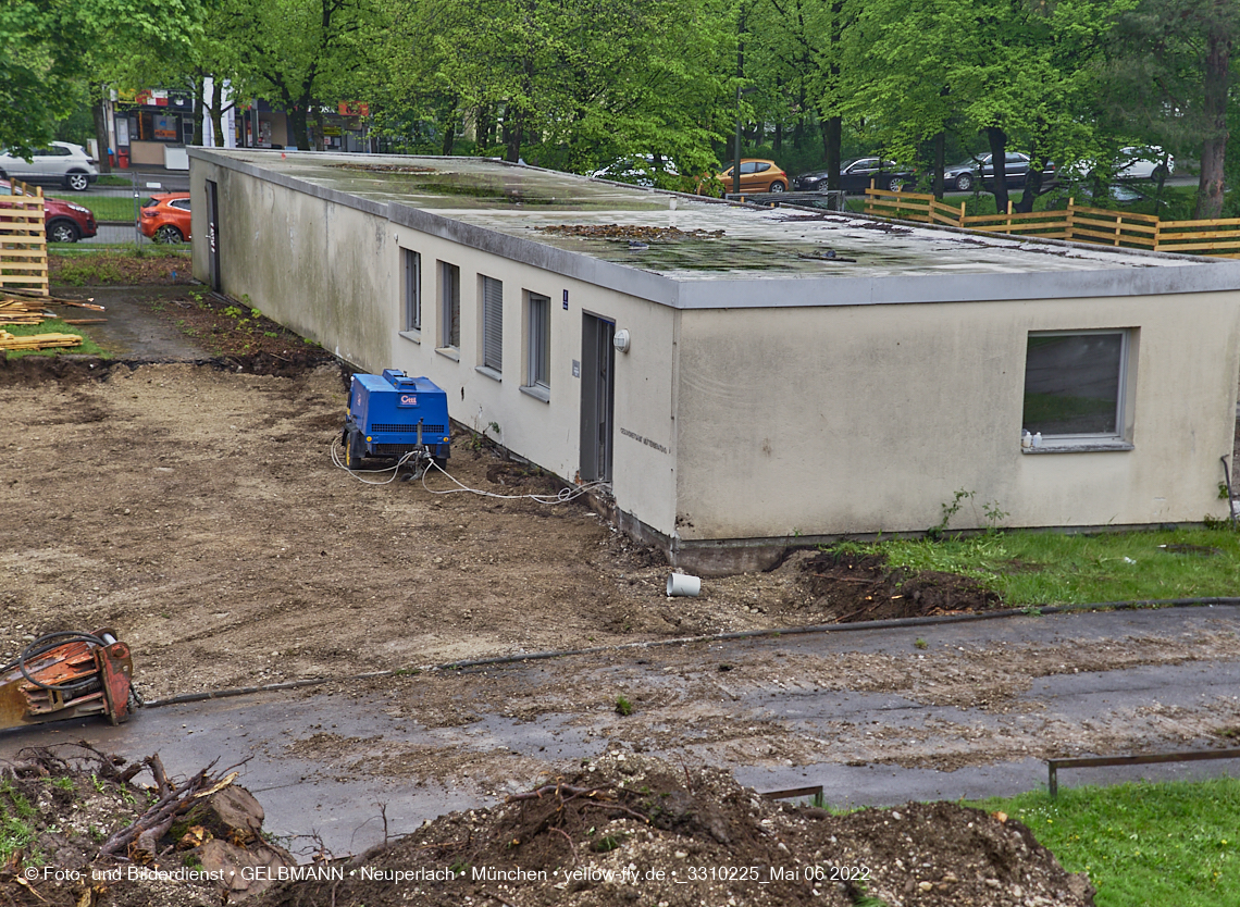 05.05.2022 - Baustelle am Haus für Kinder in Neuperlach